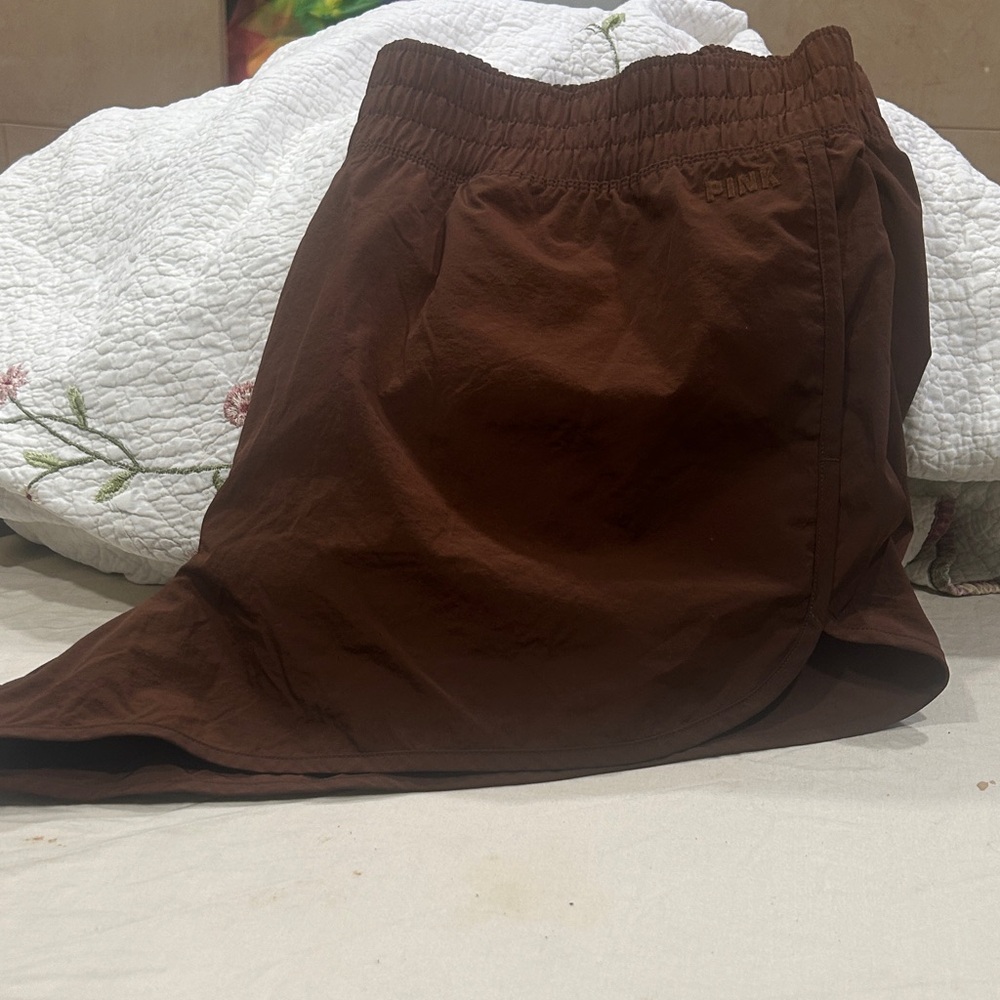 PINK Victoria's Secret Brown Active Skirt
